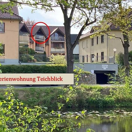 Ferienwohnung Teichblick -Balkon- Dresda Exterior foto
