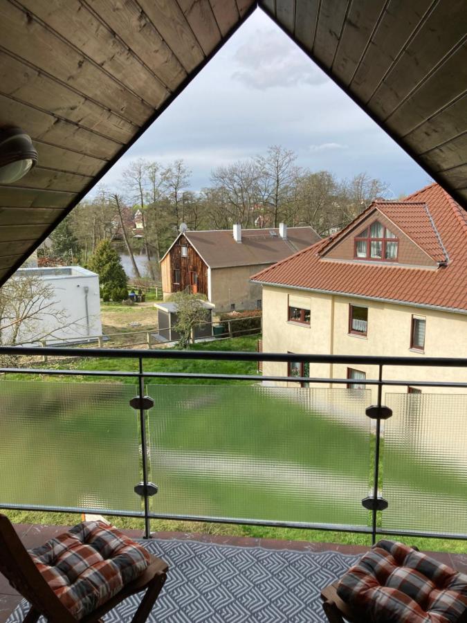 Ferienwohnung Teichblick -Balkon- Dresda Exterior foto